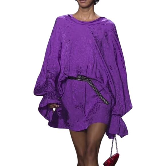 ZADIG & VOLTAIRE Riri Leopard Jacquard Silk
Dress Size Small - Picture 2 of 14